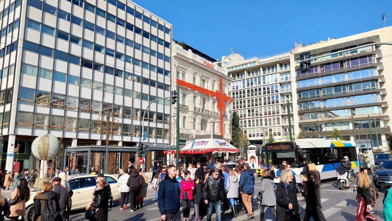 Grand Apartment In Parliament Square Athens Luaran gambar